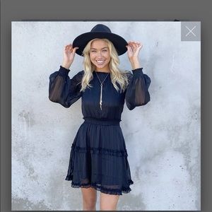 Black dress from Dainty Hooligan